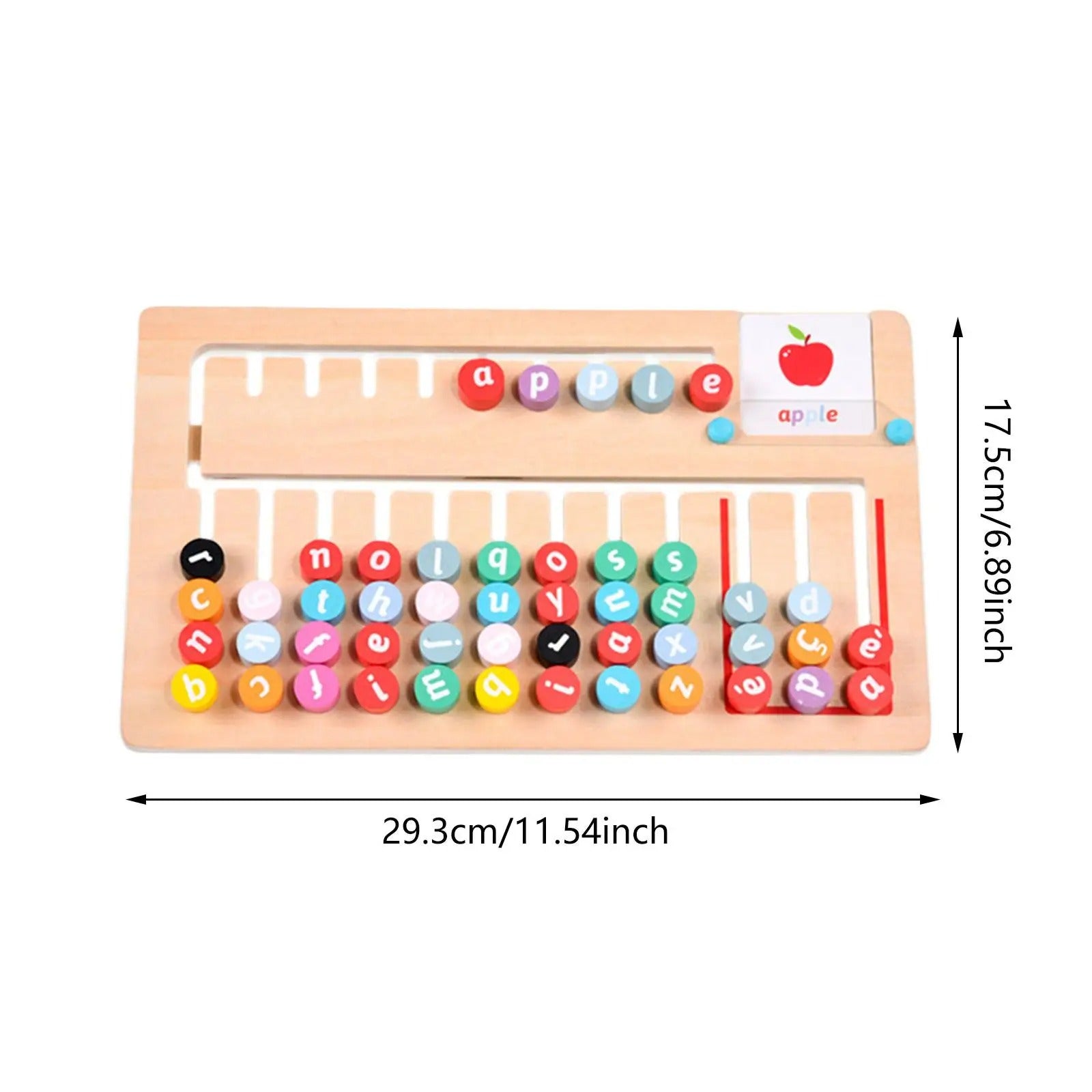 Jeu d'orthographe Montessori en bois, puzzle éducatif, jouets de voyage
