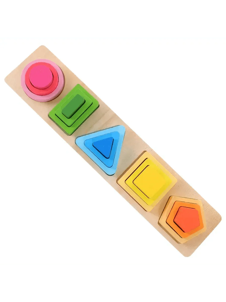Juguetes de madera para clasificar y apilar, apilador de formas, regalos de clasificación de formas para reconocimiento de colores
