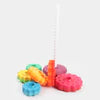 Tour d'empilement et de rotation arc-en-ciel Fidtoy – Jouet d'apprentissage sensoriel pour les tout-petits de 1 an et plus