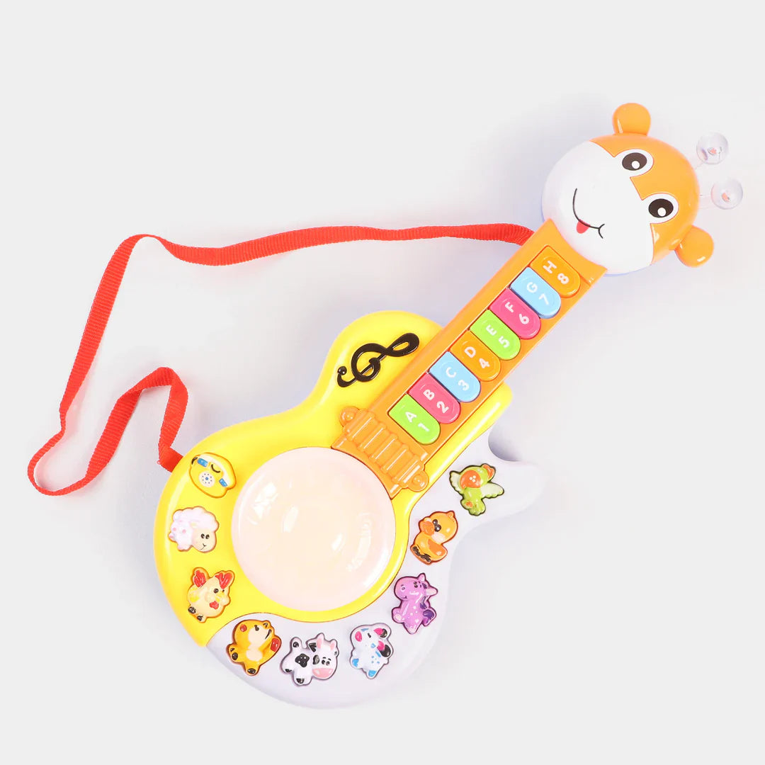 Juguete de guitarra musical Fidtoy Giraffe con luz y sonido para niños