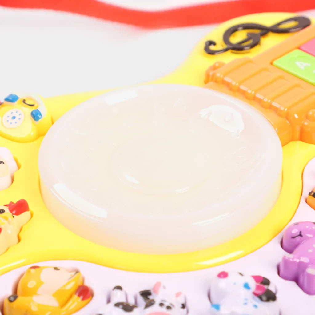 Juguete de guitarra musical Fidtoy Giraffe con luz y sonido para niños